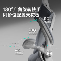 黑白调 P2 Pro人体工学椅电脑椅办公椅人工力学座椅学习电竞椅子