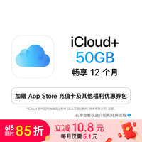苹果 Apple iCloud+权益包（含12个月50GB） 适用iPhone/iPad/Mac