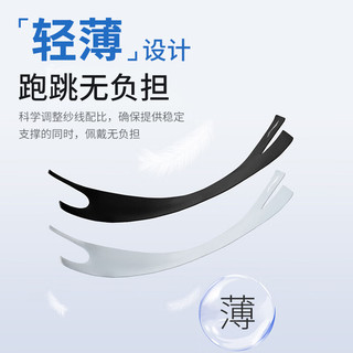 李宁（LI-NING）护膝半月板运动关节髌骨固定带男女跑步登山羽毛球膝盖护具夏季薄 L 【适合110-180斤】1只装