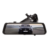 360行车记录仪S6超高清2K前后双录全景触屏流媒体后视镜倒车影像 S6全触屏双摄款标配无卡