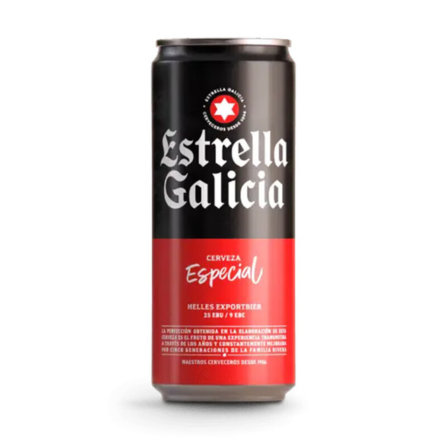 埃斯特拉 Estrella Galicia 西班牙原瓶 精酿拉格啤酒 330ml×1瓶