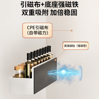 厨房引磁软布珐琅板平替磁吸置物架洞洞板墙面挂架刀架配件收纳架