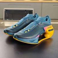 跑鞋国潮新绝影3ESSENTIAL男子轻量减震弹速跑鞋竞速运动跑步鞋 绝影3.0-蜻蜓绿中部支撑偏硬