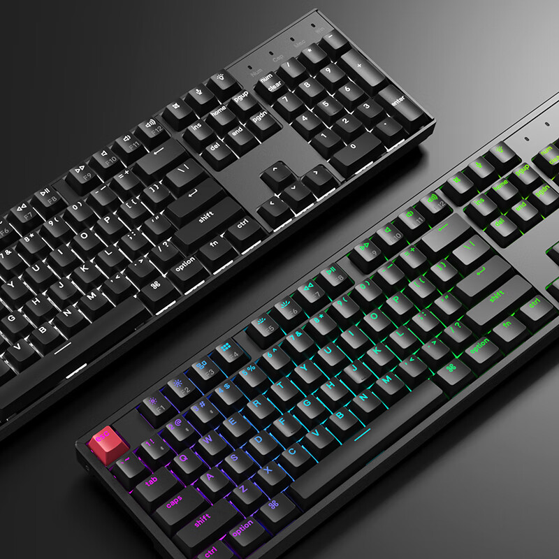 K10 (二代) 可插拔 RGB 铝合金 红轴