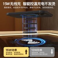 智能床头柜家用卧室2025新轻奢高级感小众带锁多功能边柜实木 外贸出口款⭐强推⭐全实木 | 卡其色 | 岩板款 50x40x50cm