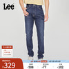 Lee 25春夏705标准中腰锥形五袋款中深蓝男牛仔裤潮流A08117 中深蓝 32