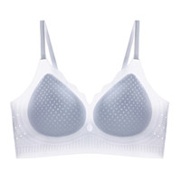 欧迪芬内衣女轻薄无痕透气冲孔洞洞杯聚拢收副乳镂空无钢圈美背文胸罩