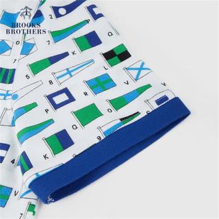  Brooks Brothers/布克兄弟 航海风印花 男士POLO衫