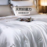 富安娜蚕丝被冬被春秋被空调被二合一被芯喜被四季通用儿童子母被 奢享·雪域白蚕丝抑菌冬厚被