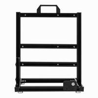 鱼巢鱼巢(METALFISH)积木开放式机箱 铝合金机架 手提机箱 支持水冷 ATX-MATX-ITX主板 台式箱 积木黑洞