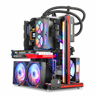 鱼巢鱼巢（METALFISH）积木开放式机箱 铝合金机架 手提机箱 支持水冷 ATX-MATX-ITX主板 台式箱 积木黑洞