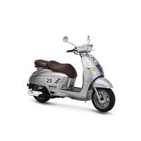PEUGEOT 标致 DJANGO150cc SBC版国四电喷复古踏板摩托车 闪光银