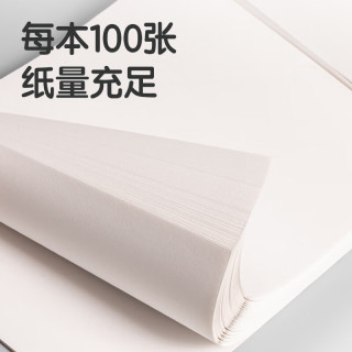 得力 草稿纸草稿本用打草纸考试用大考研演草纸加厚稿纸白纸B5草稿纸米黄色草稿纸 1本装 共