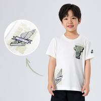 NIKE【小翅膀跑鞋】耐克男小童短袖T恤儿童短T耐克童装25夏