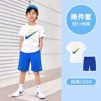 NIKE 耐克 短T+短裤2件套/耐克男女童套装儿童套装耐克3brand系列