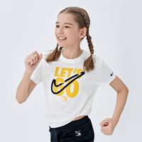 NIKE【户外系列】耐克男女童短袖T恤儿童短T耐克3brand系列
