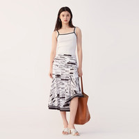 VEROMODA半身裙女高腰鱼尾浪漫简约气质 S59黑色 160/64A/S/R