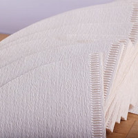 筏芯珍灶手冲咖啡白色滤纸麻纤维锥形01/02 V60V45 H 漂白4人份 40枚