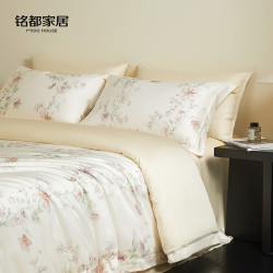 MIDO HOUSE 铭都床上四件套60支兰精天丝2025四季通用床单床品-亭亭玉立 1.5m床单款