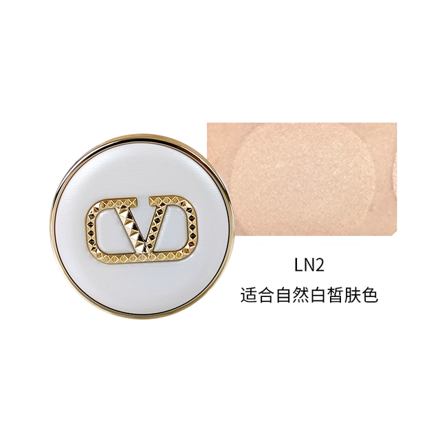 88VIP：VALENTINO 华伦天奴 光影奢润轻垫粉底液 LN2-5g水光白气垫小样
