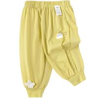 巴拉巴拉童装裤子婴儿春夏装薄款宝宝长裤女童男童防蚊裤运动 浓香豆奶