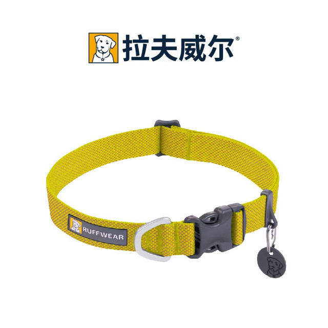 拉夫威尔 ruffwear嗨轻 项圈 牵引绳 苔藓绿 XS(23-28 cm)