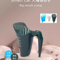 pioneer pet SmartCat大号开放式塑料三角猫砂盆澡盆墙角猫厕所