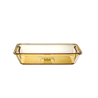 康宁餐具 耐热玻璃烤盘1.3L长方形耐高温烘焙盘子微波炉烤箱用礼盒装