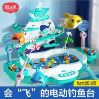 百亿补贴：源乐堡 电动磁性钓鱼儿童玩具早教益智1一3两2周岁半4宝宝小男女孩送礼物