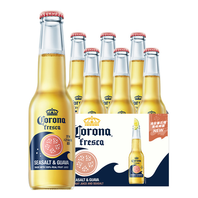 88VIP：Corona 科罗娜 11.5°P海盐番石榴啤酒207ml*6瓶