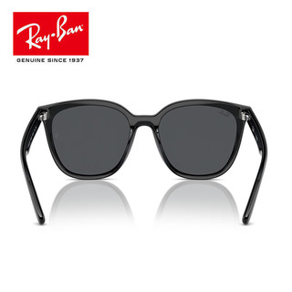 雷朋（Ray.Ban）太阳镜 时尚潮搭墨镜男女开车驾驶遮阳 0RB4423D 601/87 601/87-深灰色非偏光镜片-尺码66