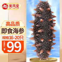 美风堂 Meifengtang 美风堂 大连野生底播刺参 500g 16-20只 即食海参