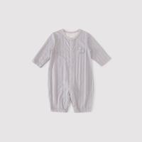 【桑蚕丝】婴儿衣服夏季长袖薄款空调服新生儿睡衣凉感宝宝连体衣
