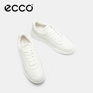 爱步 ECCO 272813 简约平底 白色/灰白色 35码 女士休闲鞋