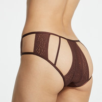维多利亚的秘密 舒适性感时尚女式内裤1 33F6深棕色 11256845 1条 L