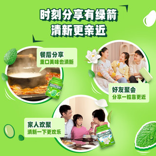 绿箭无糖口香糖薄荷味56g约40粒/瓶