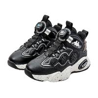 kappa kids卡帕男童运动鞋秋季儿童中大童旋钮扣篮球鞋潮