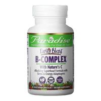 Paradise Herbs Paradise复合维生素VB族酶活性形式代谢能量含浆果混合物螺旋藻益