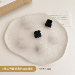 hellocandy 珍珠发夹发卡后脑勺2024新款抓夹小号马尾夹子头饰水钻带钻磨砂