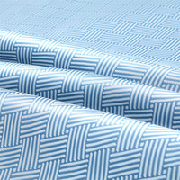 途波列凉感冰丝凉席碳光席空调软席冰丝席三件套 HT-思绪/静谧蓝-床席款 90cm*200cm /两件套 HT-素色-粉