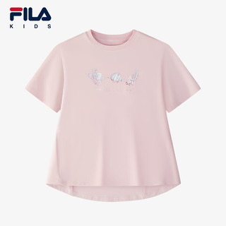 FILA【旋冰科技】斐乐儿童短袖T恤2025夏季速干衣中大童上衣