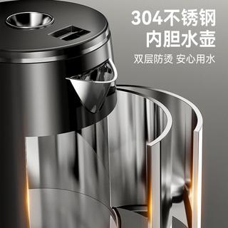 茶吧机热水机家用双壶泡茶机下置水桶家用饮水机高硼硅玻璃保温壶
