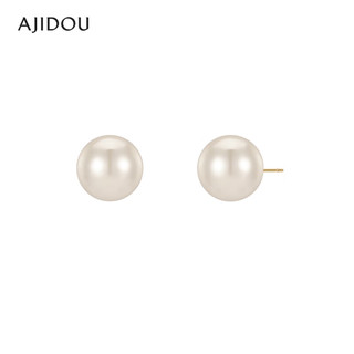 AJIDOU阿吉豆仿珍珠耳钉百搭耳环