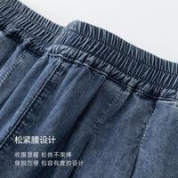 【莱赛尔牛仔套装】25夏女牛仔衬衫松弛阔腿裤减龄气质极简套装