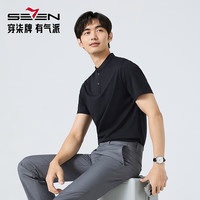 SEVEN/柒牌 亚麻 男士Polo衫