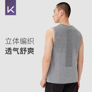 Keep 男子修身速干训练背心 跑步瑜伽运动轻薄透气经典黑 XL