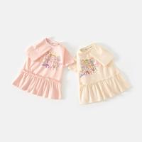 【卡通印花】女童连衣裙夏装儿童洋气公主裙子宝宝薄款T恤裙