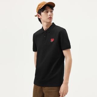 25年夏多色趣味绣花时尚翻领短袖Polo衫t恤