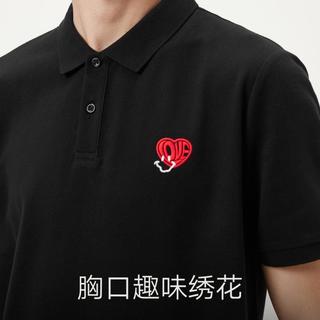 25年夏多色趣味绣花时尚翻领短袖Polo衫t恤