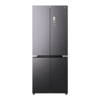 美的 M60全净系列 MR-458WUSPZE 风冷十字对开门冰箱 437L 迷楼灰